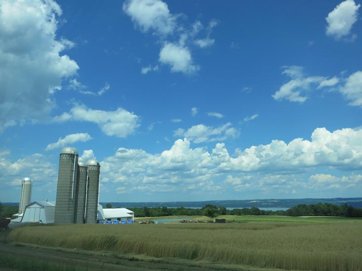 New York State Route 14 Near Camp Road, Himrod, New York, July 2, 2012