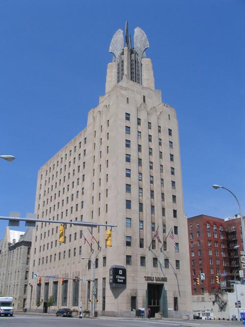 Times Square, Broad Street and Exchange Boulevard, NW Corner, Rochester, New York