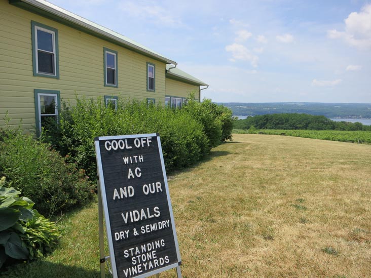 Standing Stone Vineyards, 9934 Route 414, Hector, New York, July 4, 2012