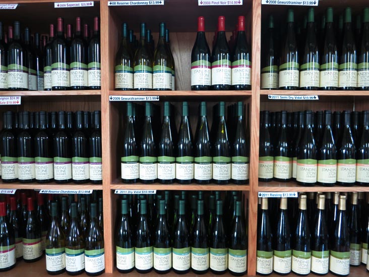 Standing Stone Vineyards, 9934 Route 414, Hector, New York, July 4, 2012