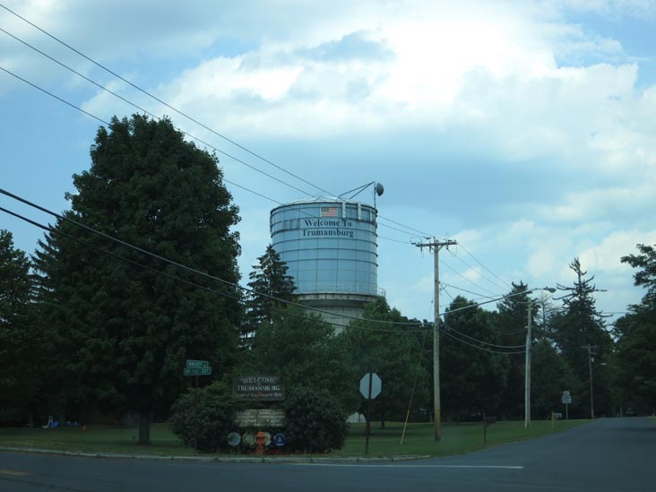 Hector Street/Route 227 at Halsey Road, Trumansburg, New York, July 4, 2012