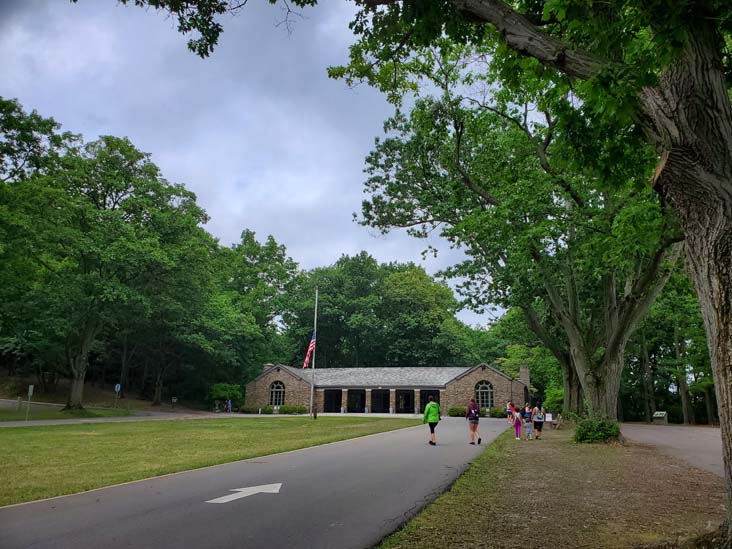 South Entrance Pavilion, Watkins Glen State Park, Watkins Glen, New York, August 28, 2020