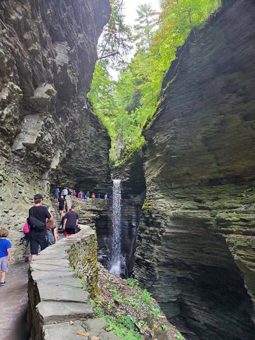 Cavern Cascade, Gorge Trail, Watkins Glen State Park, Watkins Glen, New York, August 28, 2020