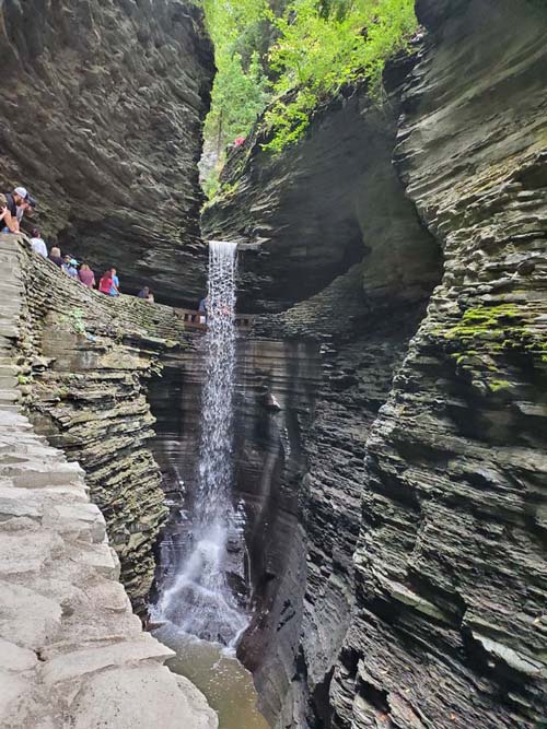 Cavern Cascade, Gorge Trail, Watkins Glen State Park, Watkins Glen, New York, August 28, 2020