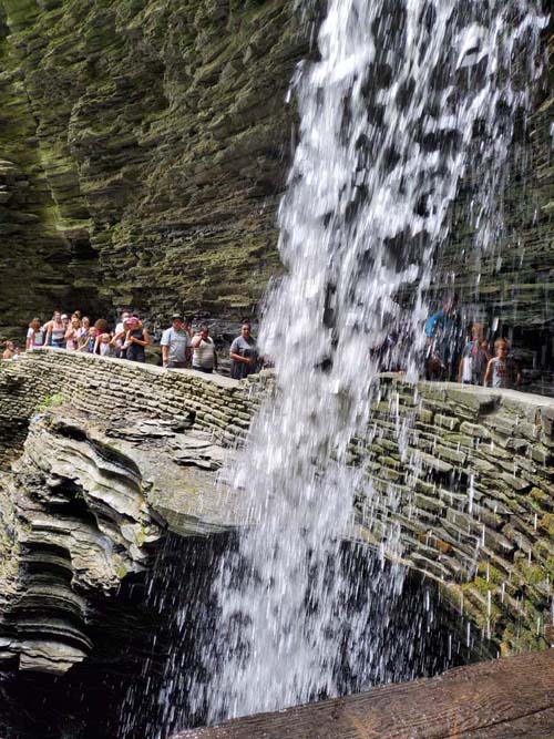 Cavern Cascade, Gorge Trail, Watkins Glen State Park, Watkins Glen, New York, August 28, 2020