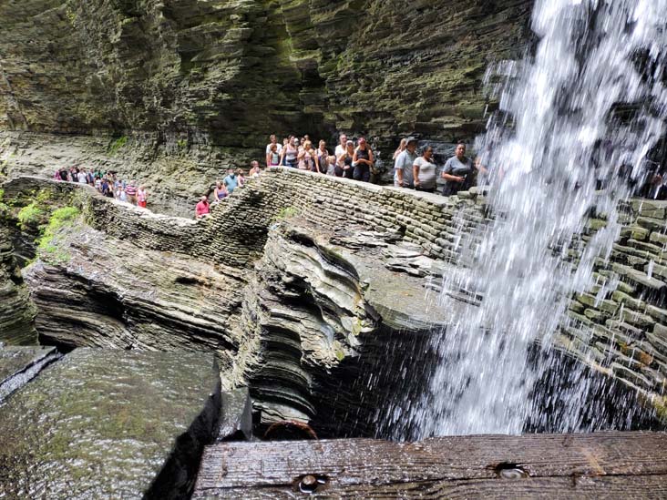 Cavern Cascade, Gorge Trail, Watkins Glen State Park, Watkins Glen, New York, August 28, 2020