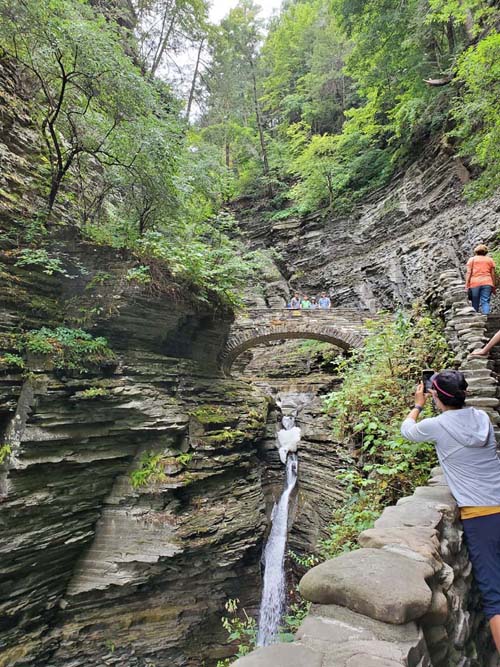 Central Cascade, Gorge Trail, Watkins Glen State Park, Watkins Glen, New York, August 28, 2020