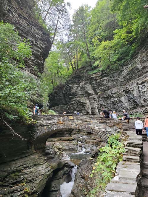 Central Cascade, Gorge Trail, Watkins Glen State Park, Watkins Glen, New York, August 28, 2020