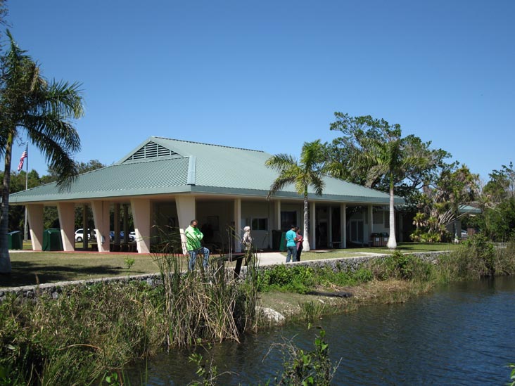 Royal Palm Visitor Center From Anhinga Trail, Royal Palm, Everglades National Park, Florida