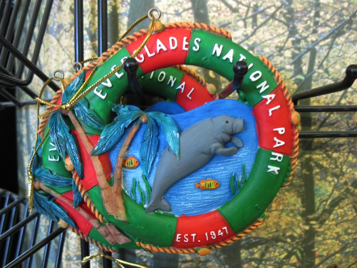 Everglades Christmas Ornament, Marina Store, Flamingo, Everglades National Park, Florida