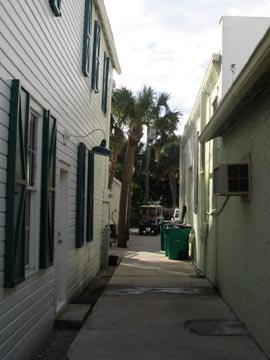 Alley off of Park Avenue, Boca Grande, Florida