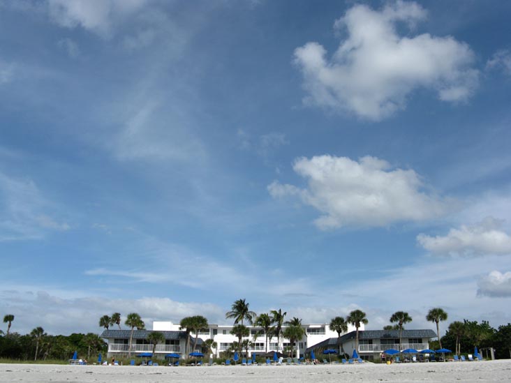 Four Winds Beach Resort From Longboat Key Beach, Longboat Key, Florida, November 8, 2009