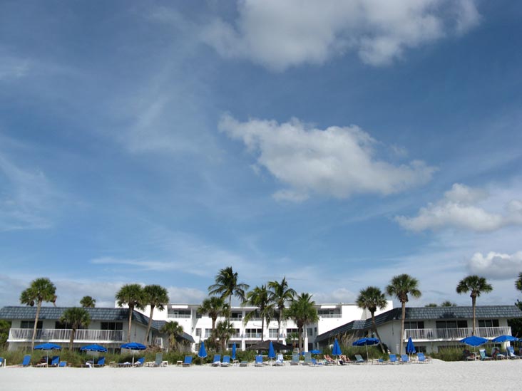 Four Winds Beach Resort From Longboat Key Beach, Longboat Key, Florida, November 8, 2009
