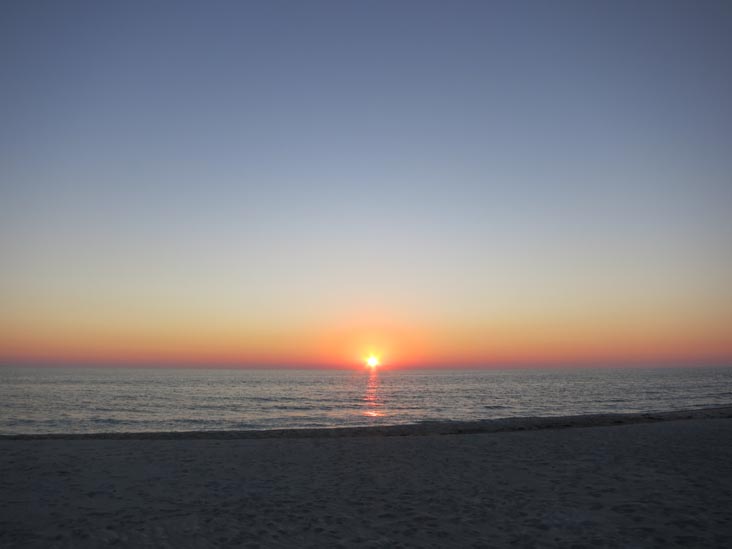 Sunset, Four Winds Beach Resort, Longboat Key, Florida, November 3, 2012