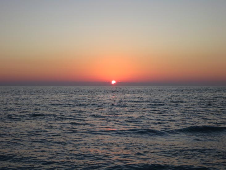 Sunset, Four Winds Beach Resort, Longboat Key, Florida, November 3, 2012