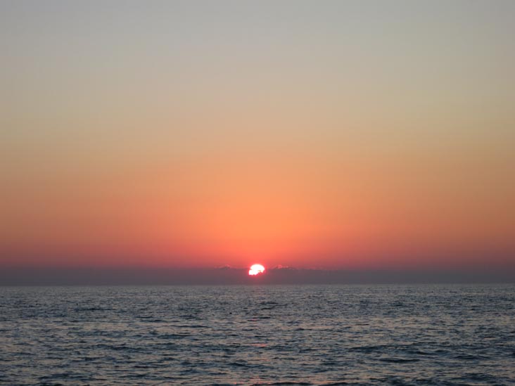 Sunset, Four Winds Beach Resort, Longboat Key, Florida, November 3, 2012