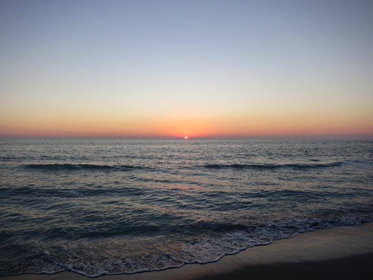Sunset, Four Winds Beach Resort, Longboat Key, Florida, November 3, 2012