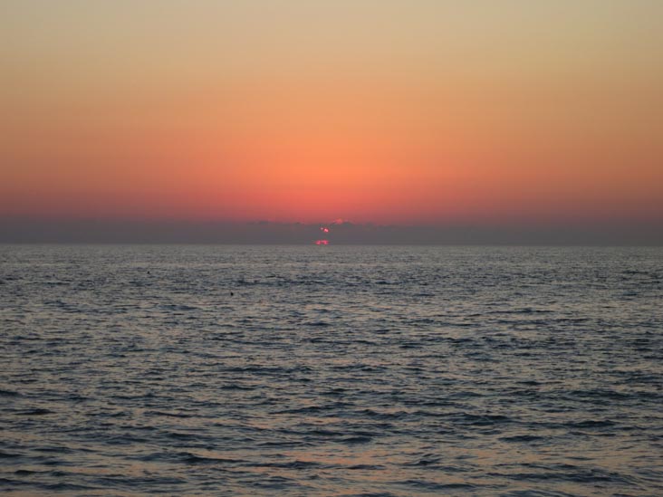 Sunset, Four Winds Beach Resort, Longboat Key, Florida, November 3, 2012