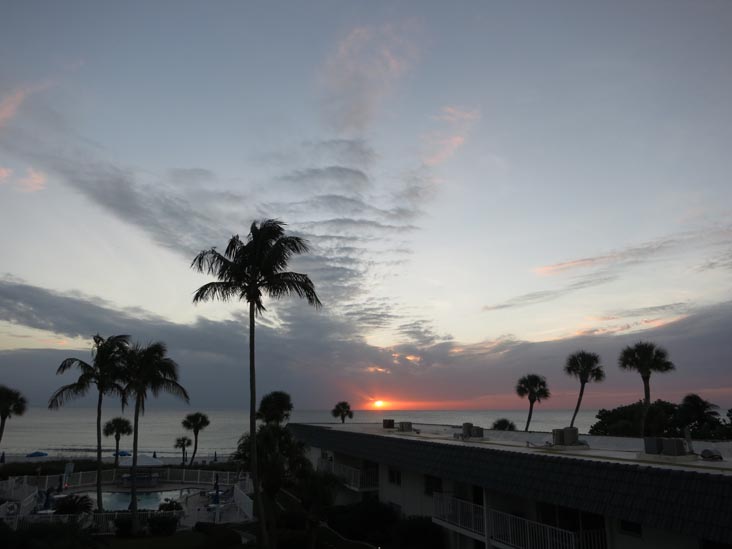 Sunset, Four Winds Beach Resort, Longboat Key, Florida, November 5, 2013