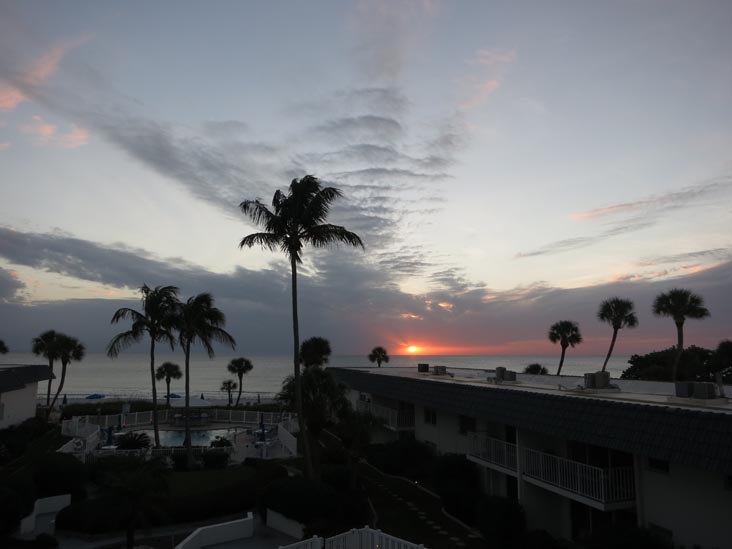 Sunset, Four Winds Beach Resort, Longboat Key, Florida, November 5, 2013