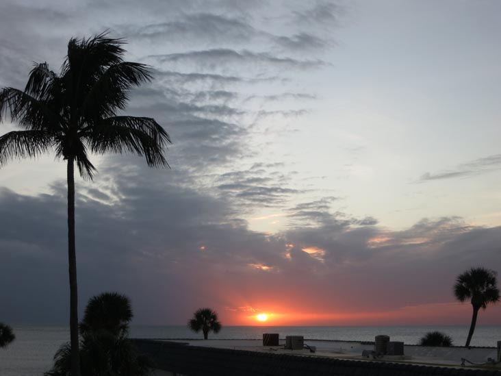 Sunset, Four Winds Beach Resort, Longboat Key, Florida, November 5, 2013