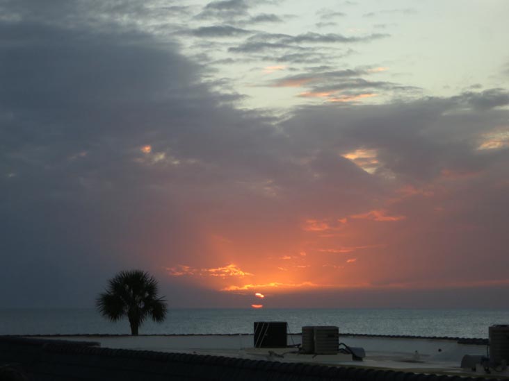 Sunset, Four Winds Beach Resort, Longboat Key, Florida, November 5, 2013
