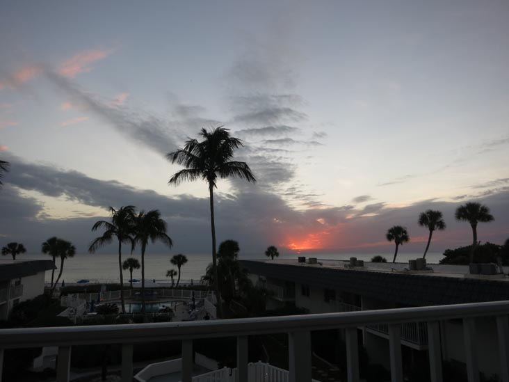 Sunset, Four Winds Beach Resort, Longboat Key, Florida, November 5, 2013