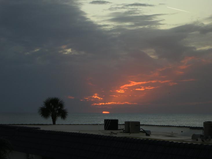 Sunset, Four Winds Beach Resort, Longboat Key, Florida, November 5, 2013