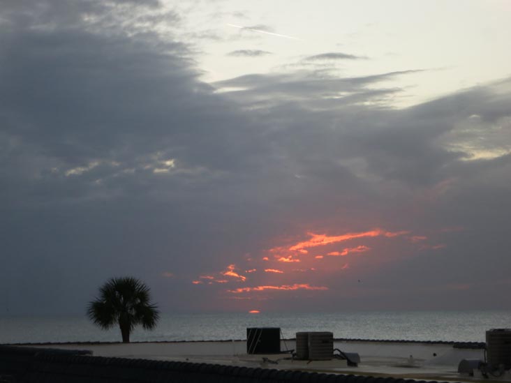 Sunset, Four Winds Beach Resort, Longboat Key, Florida, November 5, 2013