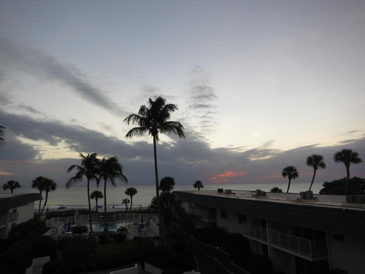 Sunset, Four Winds Beach Resort, Longboat Key, Florida, November 5, 2013