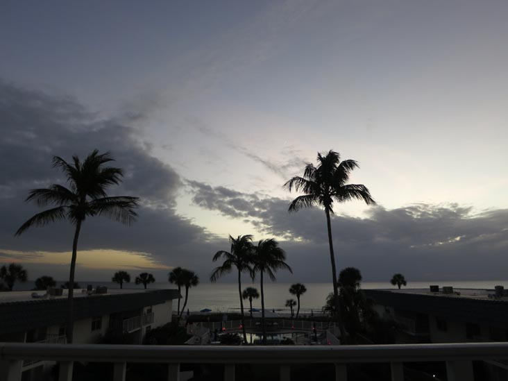 Sunset, Four Winds Beach Resort, Longboat Key, Florida, November 5, 2013