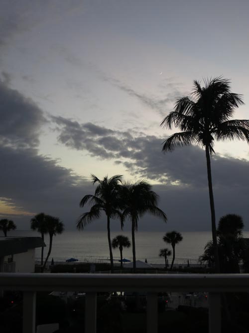 Sunset, Four Winds Beach Resort, Longboat Key, Florida, November 5, 2013
