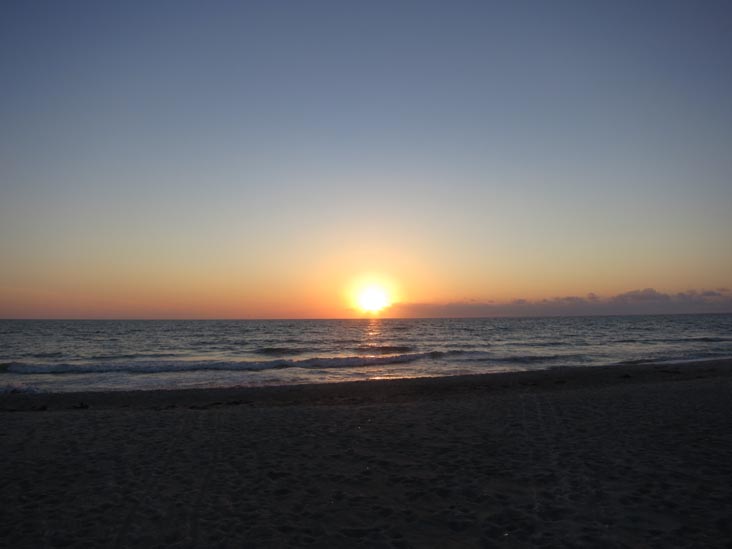 Sunset, Four Winds Beach Resort, Longboat Key, Florida, November 6, 2012