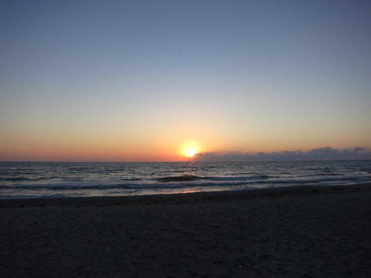 Sunset, Four Winds Beach Resort, Longboat Key, Florida, November 6, 2012