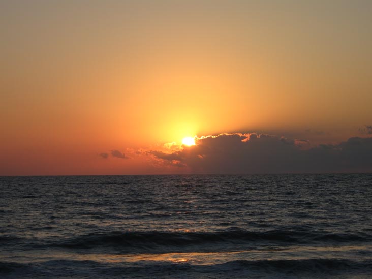 Sunset, Four Winds Beach Resort, Longboat Key, Florida, November 6, 2012