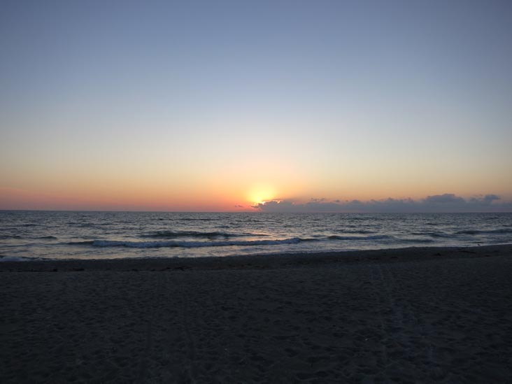 Sunset, Four Winds Beach Resort, Longboat Key, Florida, November 6, 2012