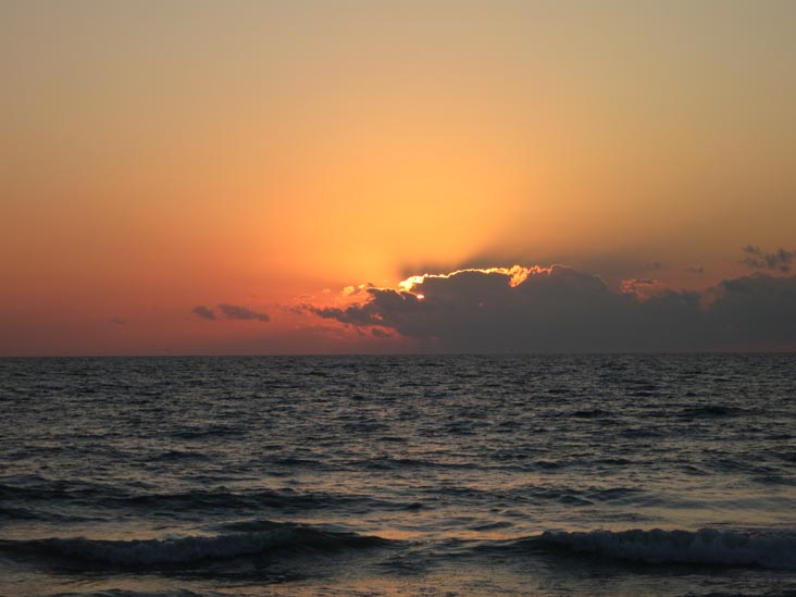Sunset, Four Winds Beach Resort, Longboat Key, Florida, November 6, 2012