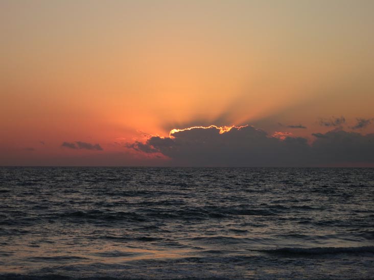 Sunset, Four Winds Beach Resort, Longboat Key, Florida, November 6, 2012