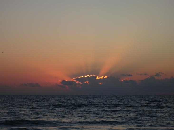 Sunset, Four Winds Beach Resort, Longboat Key, Florida, November 6, 2012
