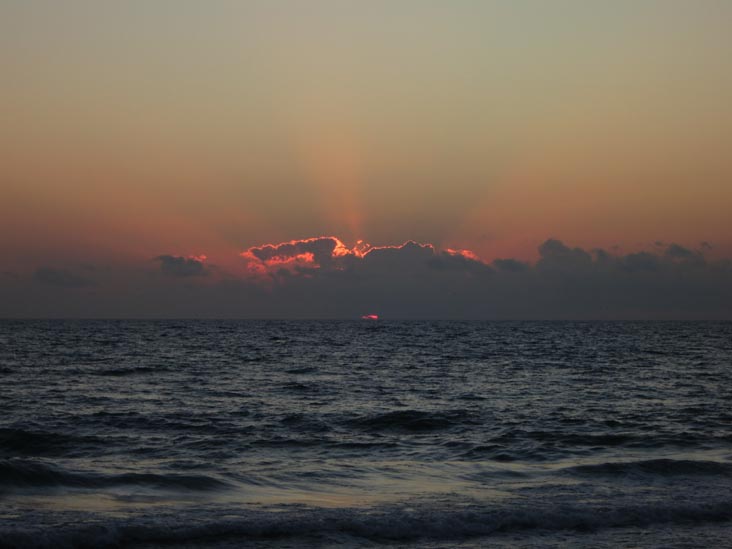 Sunset, Four Winds Beach Resort, Longboat Key, Florida, November 6, 2012