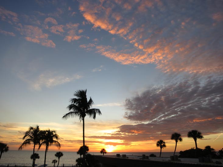 Sunset, Four Winds Beach Resort, Longboat Key, Florida, November 7, 2013