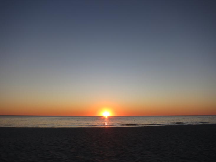 Sunset, Four Winds Beach Resort, Longboat Key, Florida, November 9, 2012