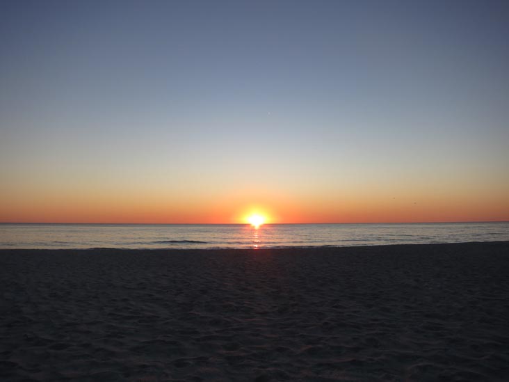 Sunset, Four Winds Beach Resort, Longboat Key, Florida, November 9, 2012
