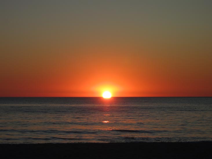 Sunset, Four Winds Beach Resort, Longboat Key, Florida, November 9, 2012