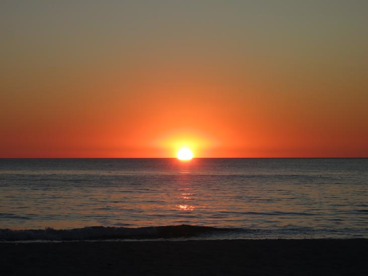 Sunset, Four Winds Beach Resort, Longboat Key, Florida, November 9, 2012