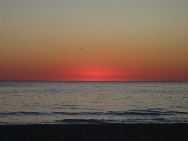Sunset, Four Winds Beach Resort, Longboat Key, Florida, November 9, 2012