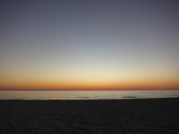 Sunset, Four Winds Beach Resort, Longboat Key, Florida, November 9, 2012