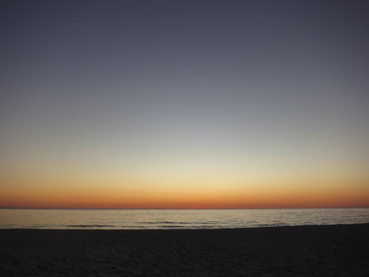 Sunset, Four Winds Beach Resort, Longboat Key, Florida, November 9, 2012