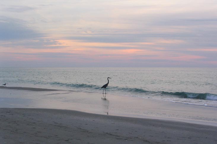 Sunset From Four Winds Beach Resort, Longboat Key, Florida, November 10, 2006, 5:29 p.m.