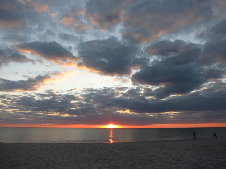 Sunset, Four Winds Beach Resort, Longboat Key, Florida, November 10, 2012